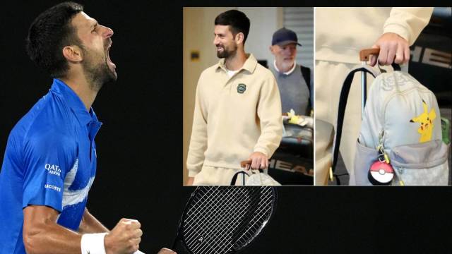 Novak Djokovic said he has been laughing seeing the theory connecting his Pikachu bag and the elusive 25th Grand Slam title. (AP/X)