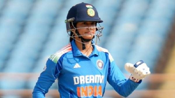 Smriti Mandhana smashed the fastest ODI hundred by an Indian woman against Ireland in Rajkot. (BCCI)