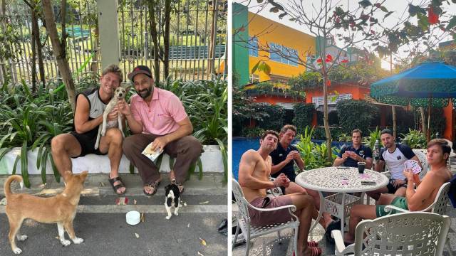 Hockey's top stars have found innovative ways to unwind during the HIL in Rourkela. (Instagram)