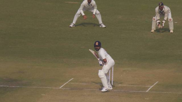 Virat Kohli's Ranji Trophy comeback innings past  15 deliveries successful  Delhi connected  Friday. (Express Photo)