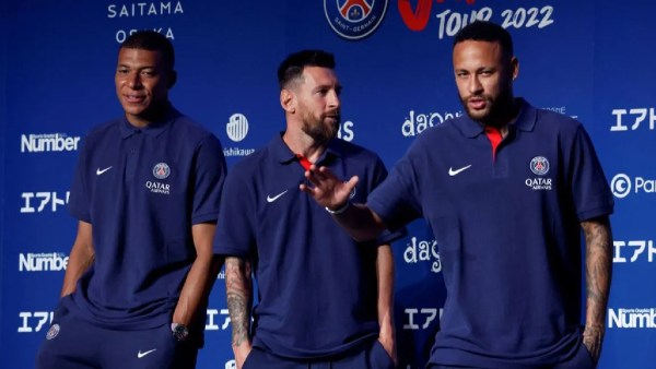 Neymar, Messi, Mbappe