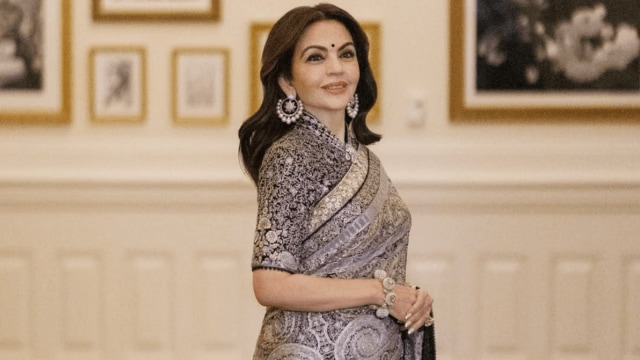 Nita Ambani's 1,900-hour Tarun Tahiliani instauration  steals the show