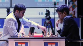 Players like Arjun Erigaisi (left) and Praggnanandhaa (right) will be eyeing the FIDE World Cup to secure a spot at the Candidates tournament. (File Photo/ Partha Paul)