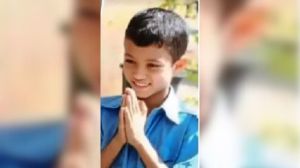 A photo of the nine-year-old Baramati boy killed allegedly by his father for not studying well.