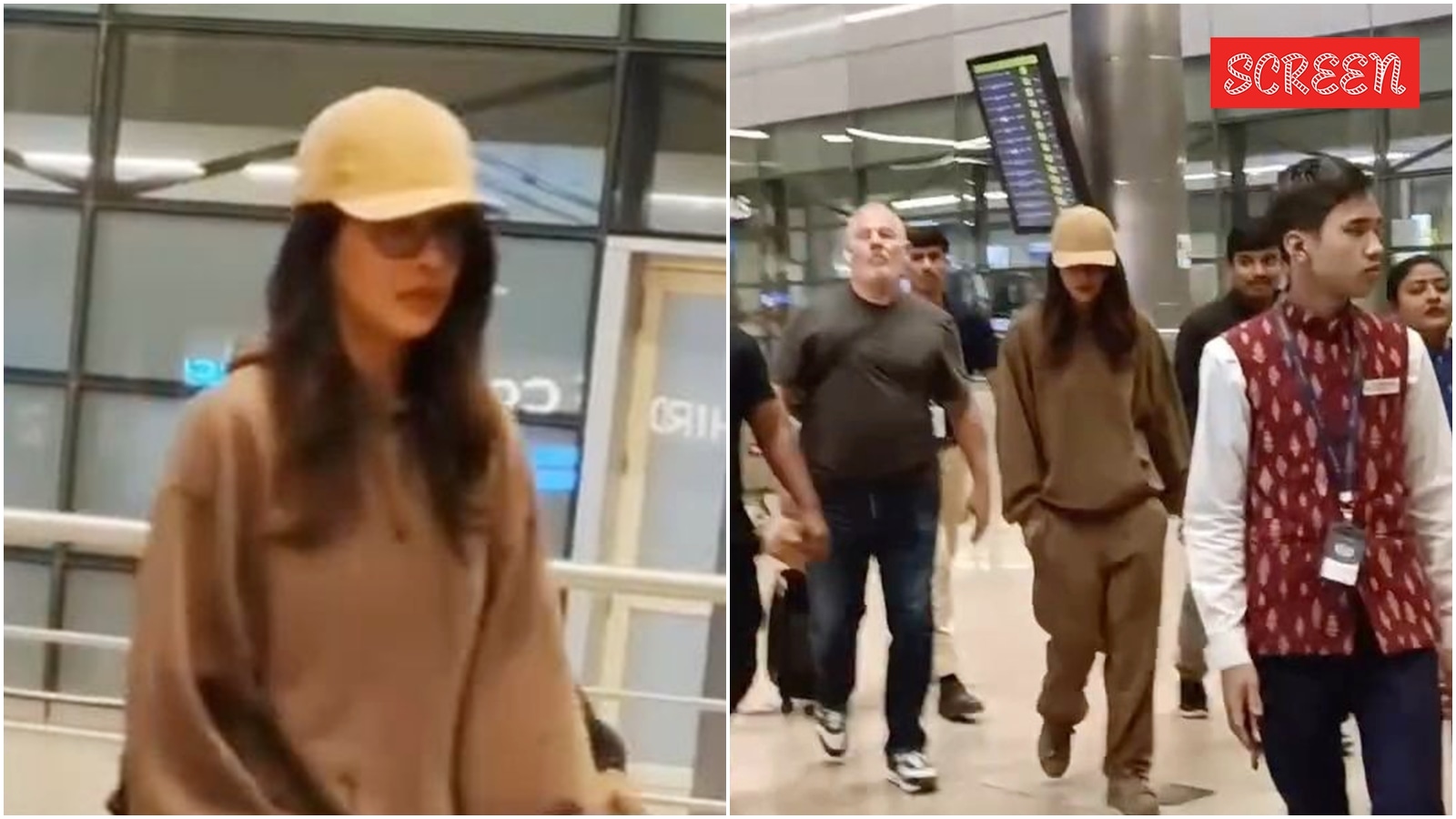 Priyanka Chopra is in Hyderabad for a film announcement with SS Rajamouli and Mahesh Babu? Watch her latest video