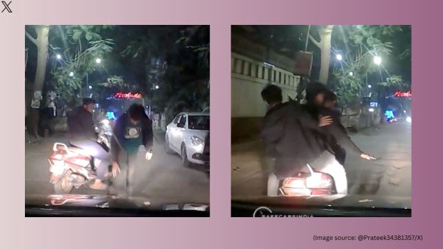 Video of Pune road rage goes viral (Image source: @Prateek34381357/X)