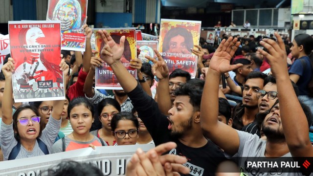 Protest against RG Kar rape and murder case in Kolkata