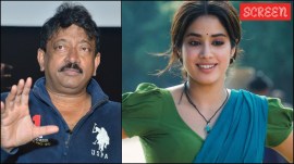 Ram Gopal Varma and Janhvi Kapoor