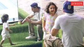 Ranbir Kapoor with daughter Raha