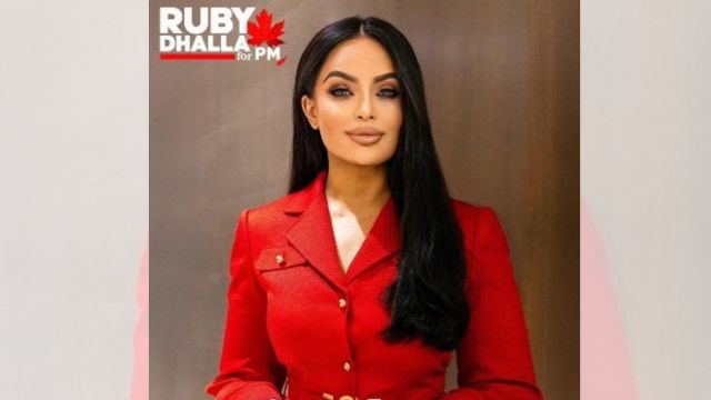 Ruby Dhalla, a former three-time MP, is running for Canada Prime Minister