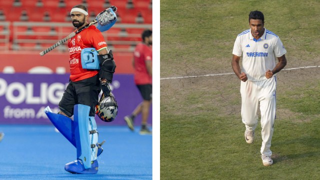 Padma Awards 2025: Hockey legend PR Sreejesh (left) and cricketer R Ashwin will both be honoured at the Padma Awards ceremony. (File Photos)