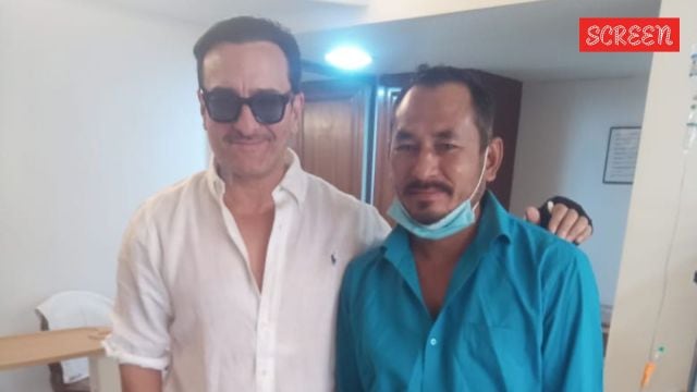 Saif Ali Khan gives Rs 50000 to car  operator  Bhagat Singh Rana for redeeming  his life