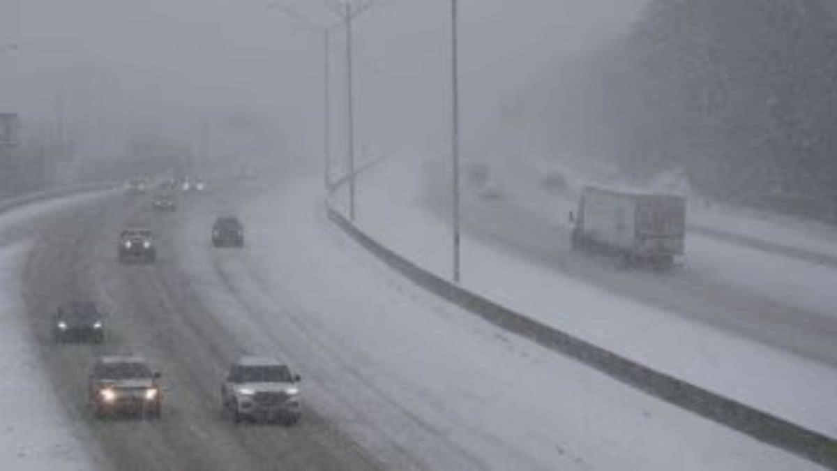 Plummeting temperatures across US.