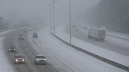 Plummeting temperatures across US.