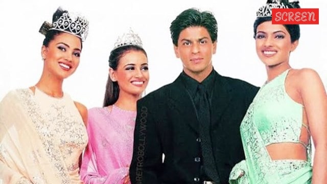 Shah Rukh Khan, Priyanka Chopra, Lara Dutta And Dia Mirza In A Frame