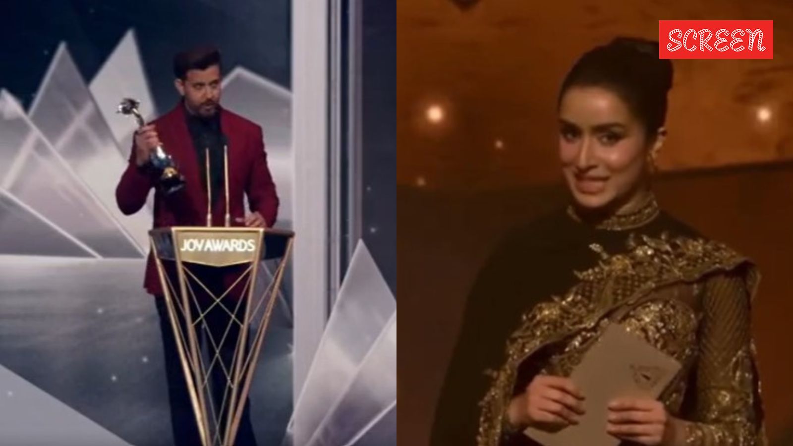 Hrithik Roshan honoured at Joy Awards, Shraddha Kapoor turns presenter. Watch