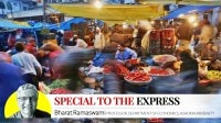 Food inflation, business news, indian express