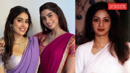 Sridevi with daughters