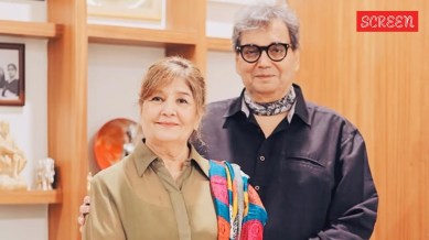 Subhash Ghai and wife Mukta Ghai