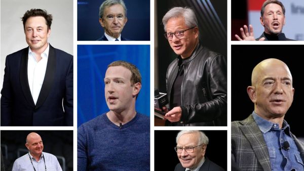 richest people Top 10 Forbes Billionaires, as of January 2025 (1)