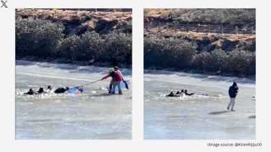 Farhad, who claimed to have witnessed the incident, shared details on Instagram (Image source: @KirenRijiju/X)