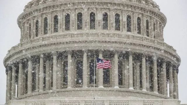 Trump inauguration weather