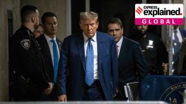 Donald Trump sentencing Manhattan criminal court New York hush money case