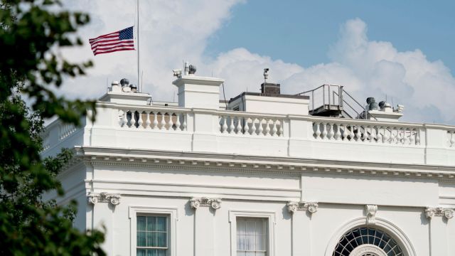 US Inauguration Flags