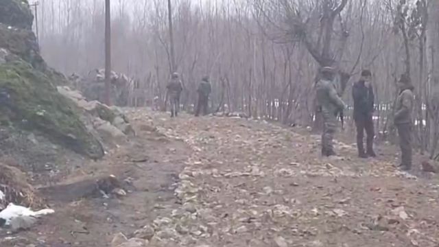 An Army vehicle skidded off the road and fell into a gorge near SK Payen in the north Kashmir district, they said. (Express File/Representative Photo)