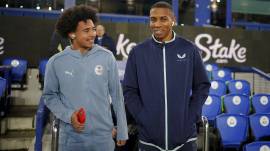 Ashley Young and son Tyler Young FA Cup