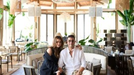 Amrita Arora and Shakeel Ladak have launched Jolene by the Sea, a new restaurant at Anjuna Beach, Goa, featuring global cuisine, panoramic ocean views, and a travel-inspired design