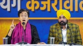 atishi and bhagwat Mann
