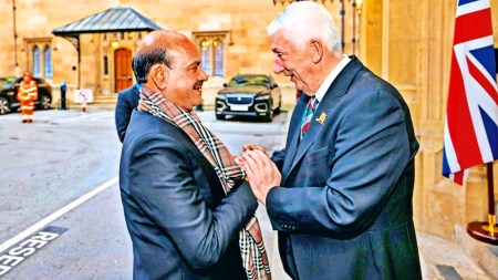 Lok Sabha Speaker, Om Birla, UK, Scotland and Guernsey, Joint Parliamentary Committee, Visakhapatnam, Delhi Confidential, Indian express news, current affairs