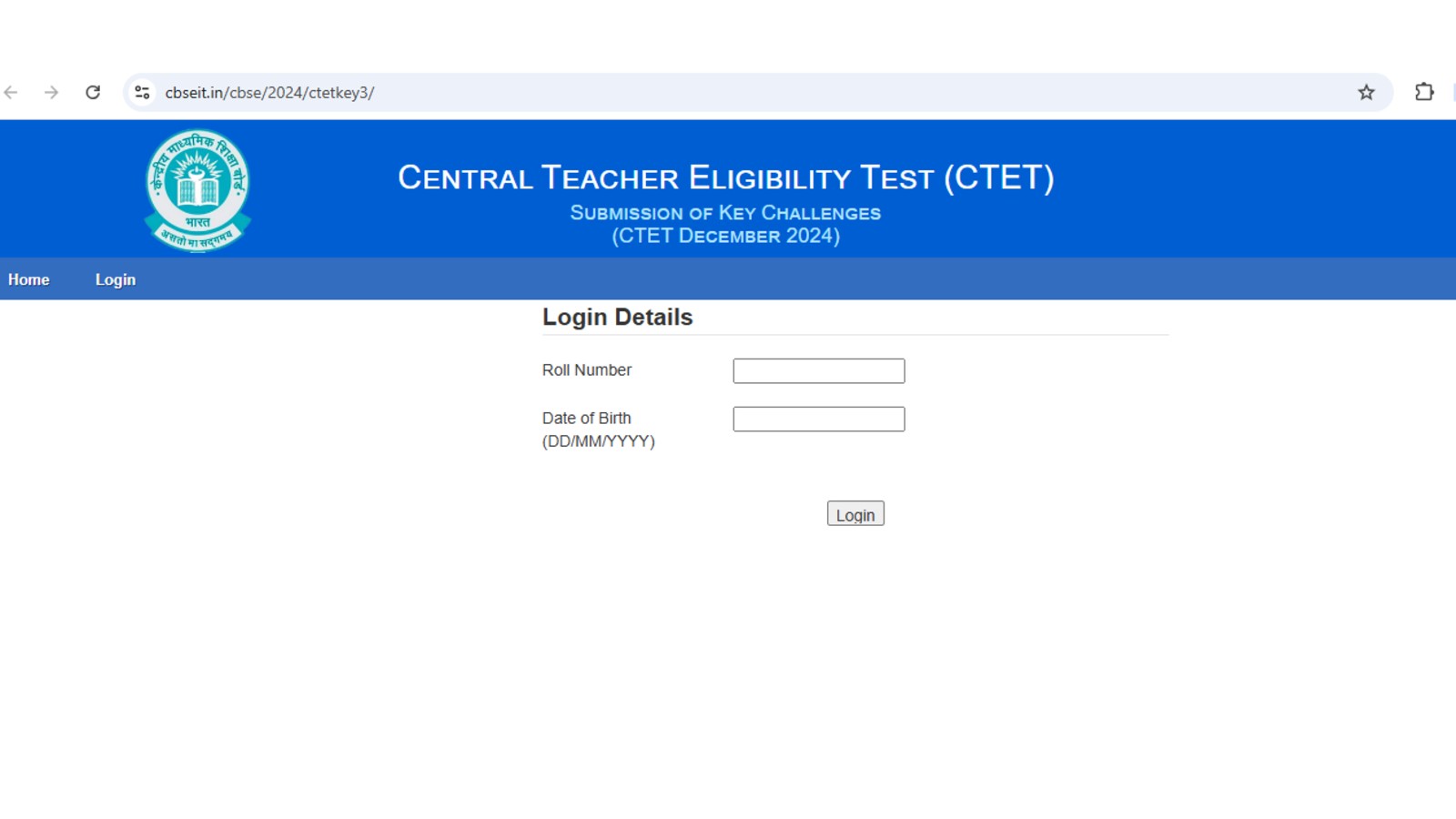 CTET Answer Key 2024 OUT: Provisional answer key released at ctet.nic.in