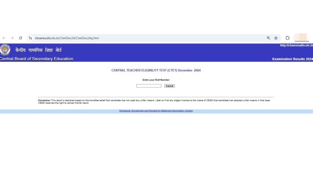 CTET result out