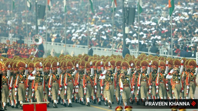 India volition  observe  its 76th Republic Day, this year, connected  January 26, 2025, falling connected  a Sunday. (Express photograph  by Praveen Khanna)