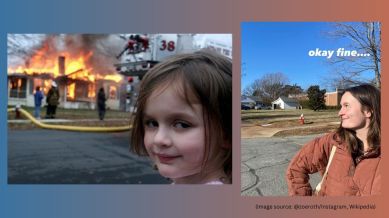 Zoe Roth recreates the iconic meme 20 years later