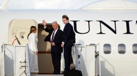 Trump Inauguration Day Air Force One