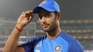 Dube has been picked for the Indian T20 team which will play five T20I's against Australia Down Under later this month (Sportzpics/BCCI)
