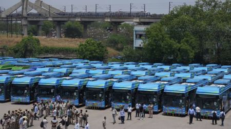 electric buses, haryana
