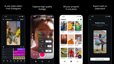 Edits, an Instagram app.