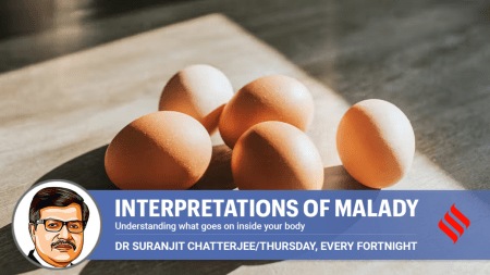 An egg is a powerhouse of nutrients, providing protein, healthy fats, vitamins and minerals. A large egg also contains roughly 186 milligrams of cholesterol, all of which is found in the yolk.