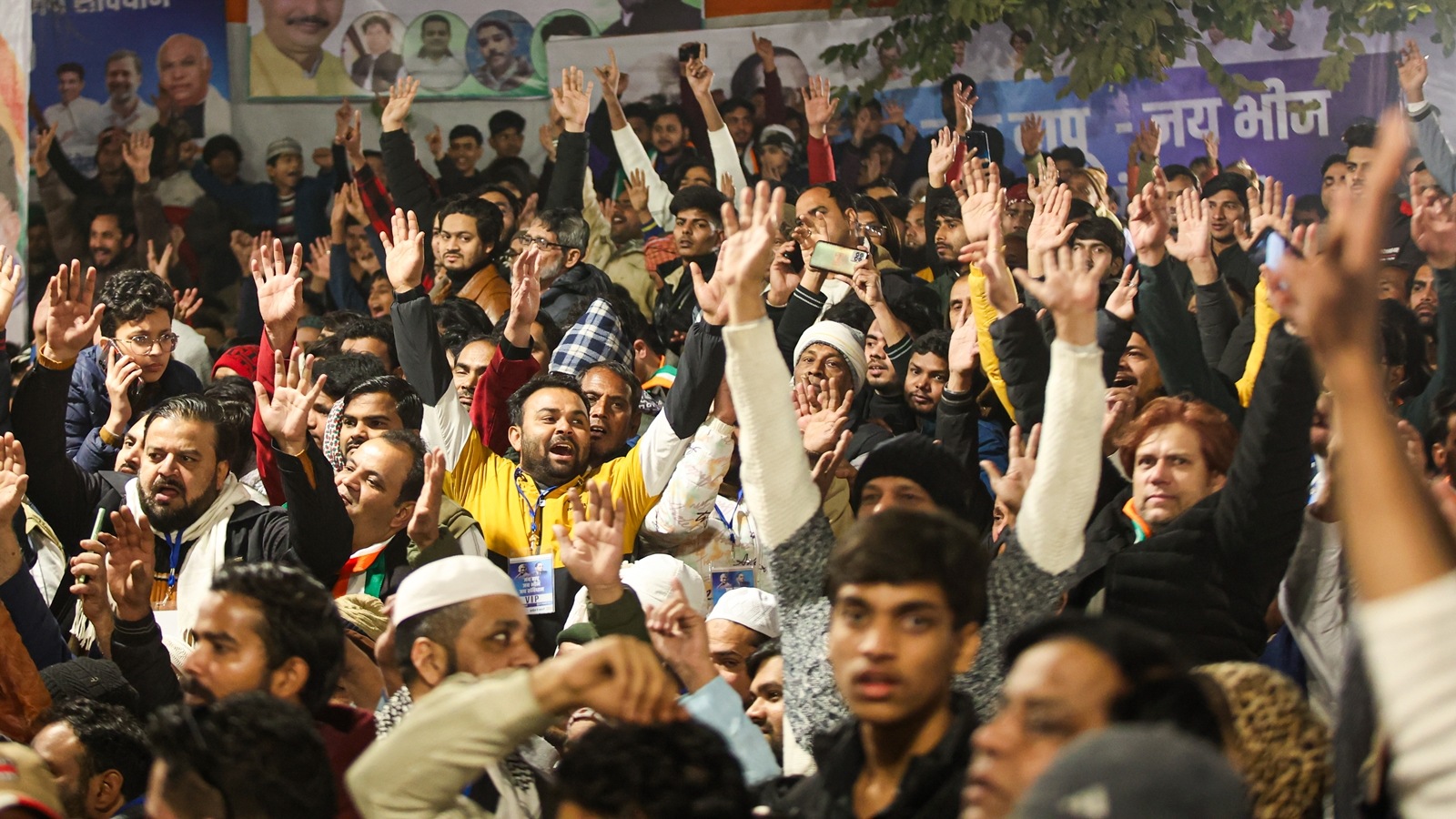 Amid Delhi poll heat, AAP and BJP accuse each other of betraying slum dwellers | Delhi News Amid Delhi poll heat, AAP and BJP accuse each other of betraying slum dwellers | Delhi News