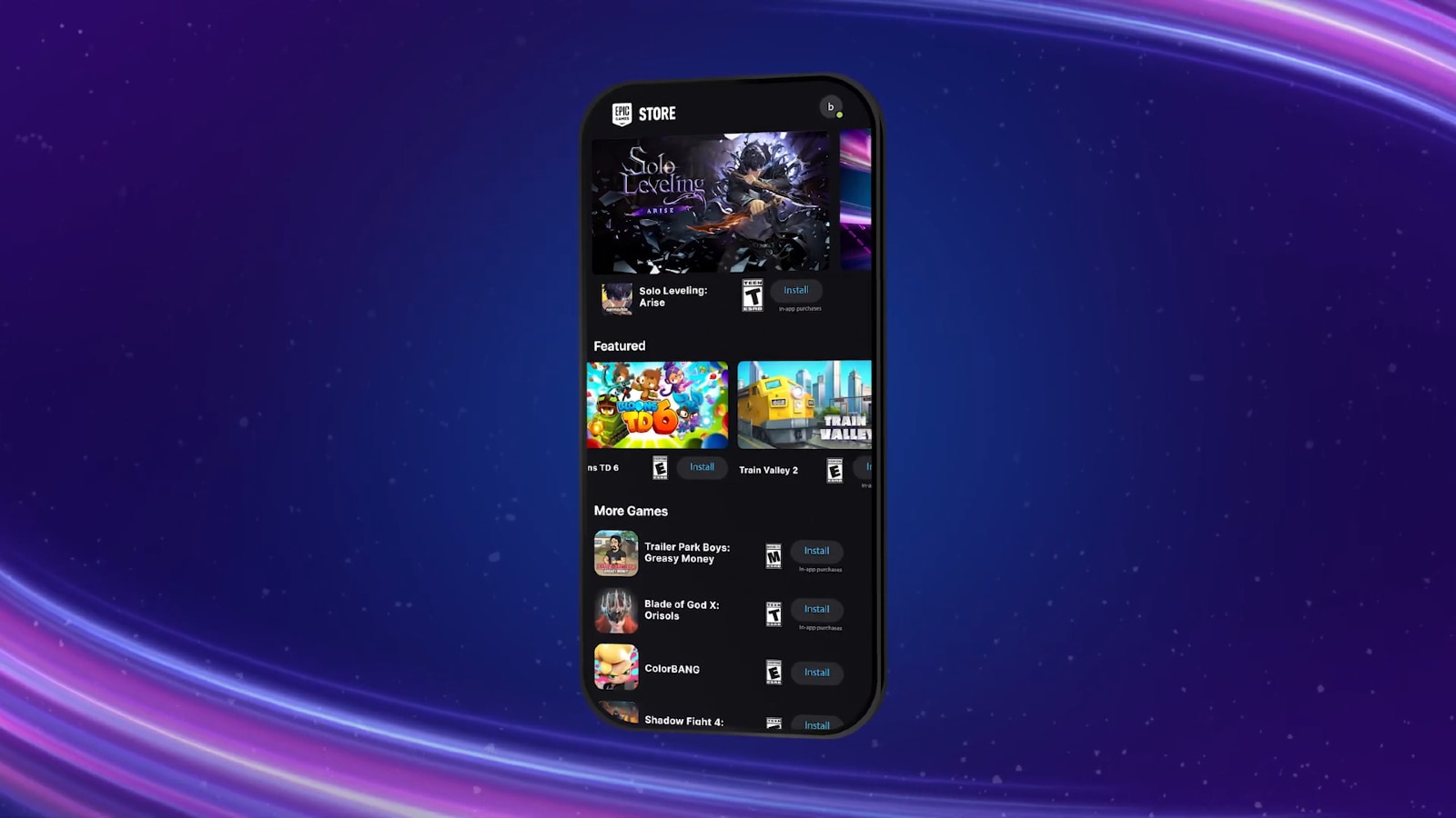 Epic Games Store brings first batch of third-party games to its Android and iOS Store