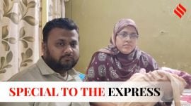 The Kotharis have decided to call their newborn Fatima -- a name that they once wanted for Alishba. (Express photo)