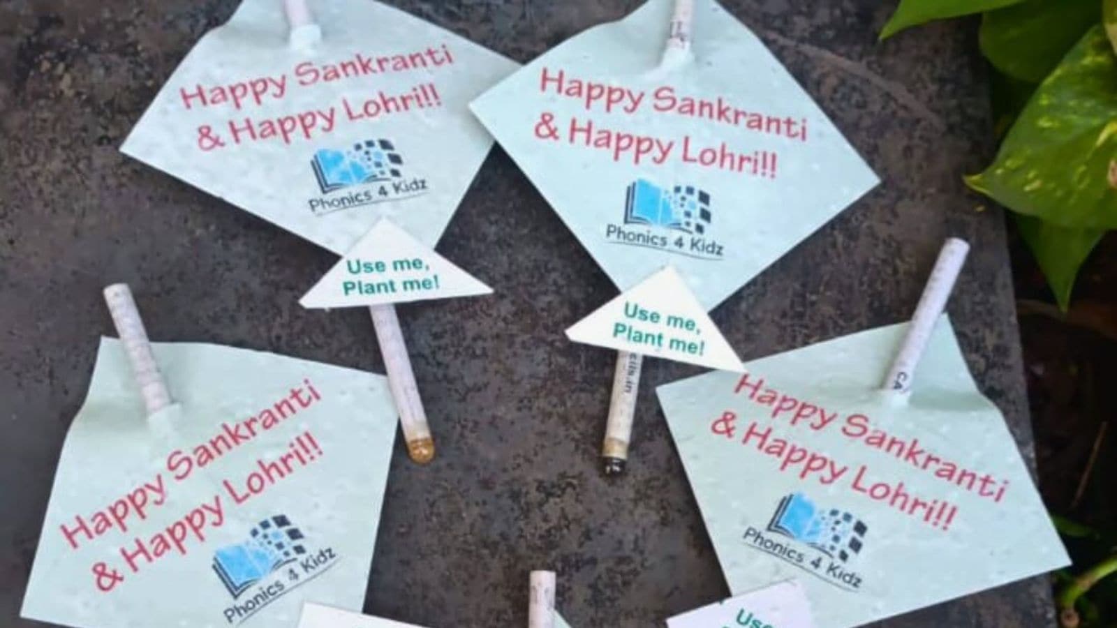 Paper kite gift kit, Makar Sankranti