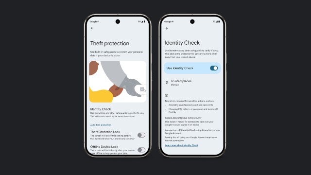 Google Identity check