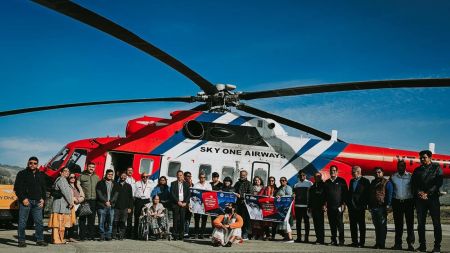 Uttarakhand tourism department helicopter services package. (Express File/Representative Photo)