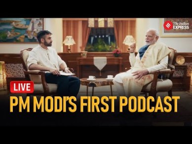 LIVE I Prime Minister Narendra Modi's First Podcast With Zerodha's Nikhil Kamath I  PM Interview