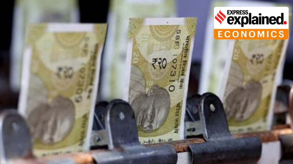 indian rupee against US dollar